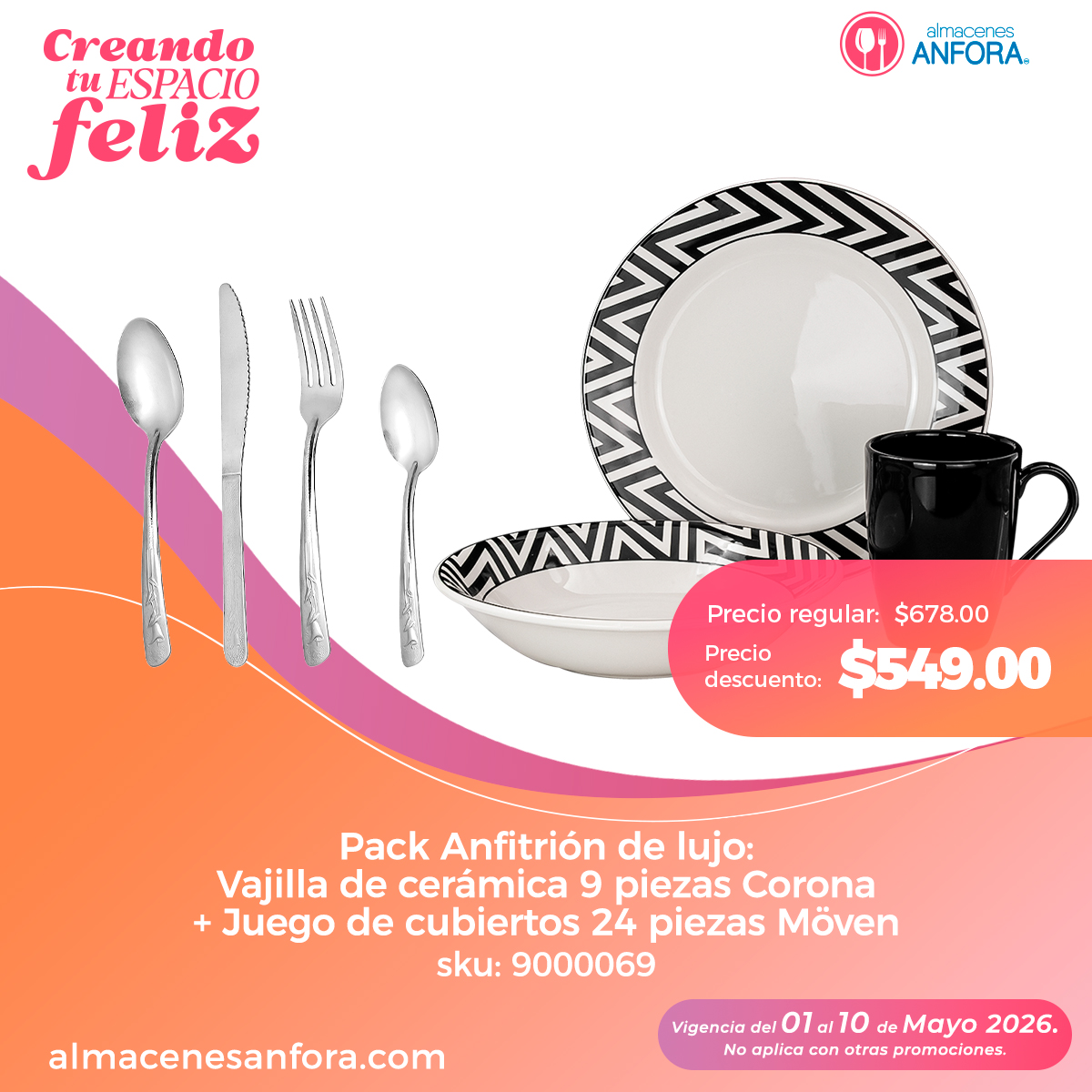 tiendasanfora's tweet image. Visita nuestra tienda en línea y descubre todo lo que tenemos para equipar tu hogar y negocio. 🛒👉  tinyurl.com/27pe4944

#cocina #hogar #tiendaenlinea #TuEspacioFeliz