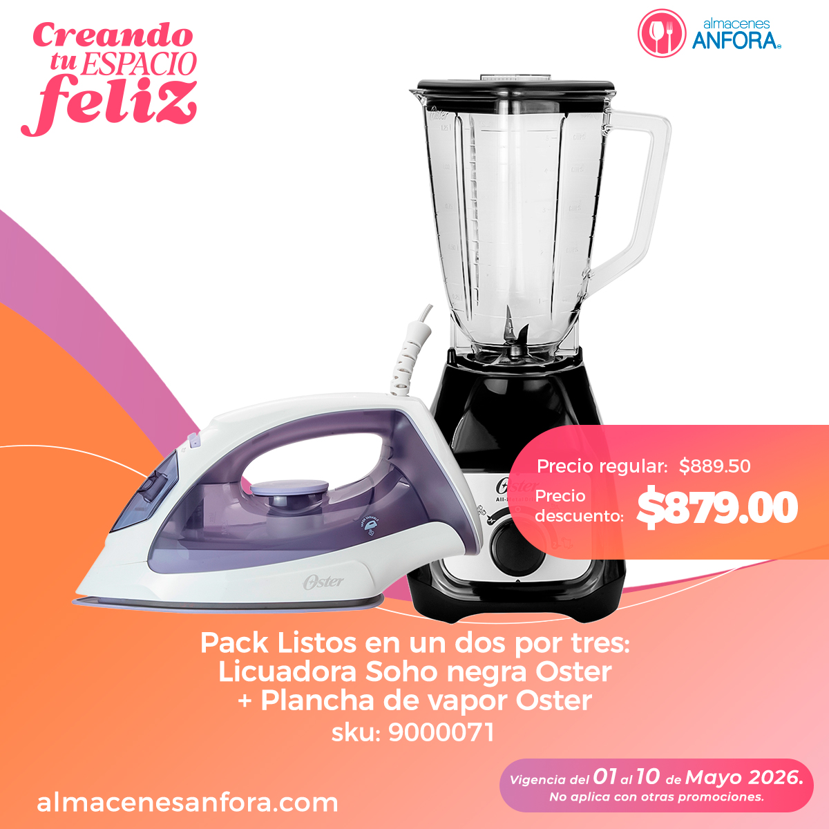 tiendasanfora's tweet image. Visita nuestra tienda en línea y descubre todo lo que tenemos para equipar tu hogar y negocio. 🛒👉  tinyurl.com/27pe4944

#cocina #hogar #tiendaenlinea #TuEspacioFeliz