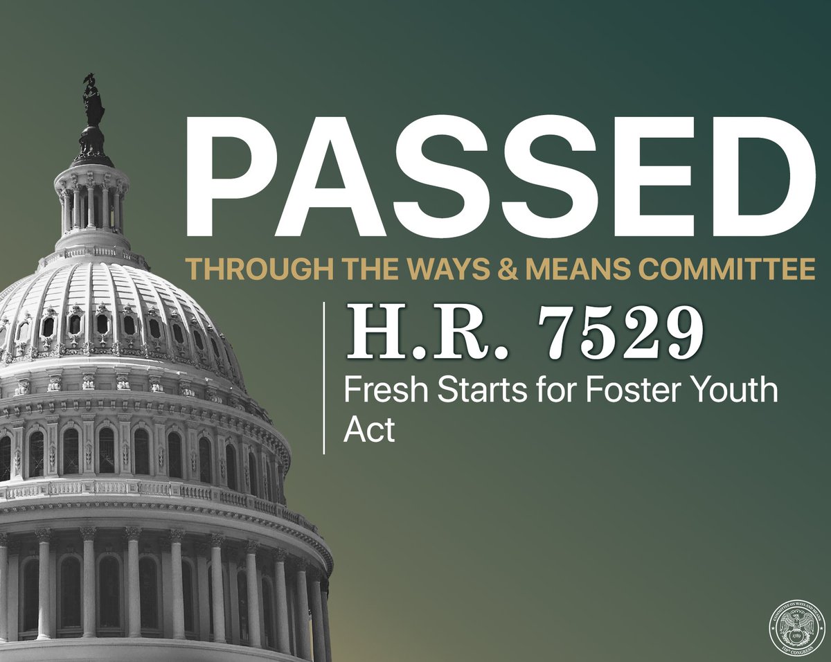 Image for the Tweet beginning: Today, my @WaysandMeansGOP  colleagues