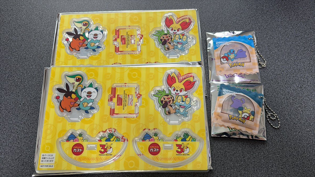 18x39's tweet photo. 【交換希望】ポケモン

ガスト
ゆらゆらアクリルスタンド
譲）イッシュ&amp;カロス×2
求）カントー&amp;ジョウト>ピカチュウ&amp;パルデア

コメダ
豆菓子風チャーム
譲）第1弾ゼニガメ
第2弾マクノシタ
求）第1弾フジギダネ
第2弾ピカチュウ

郵送にて交換希望
まとめて交換いただける方優先
よろしくお願いします https://t.co/gZsGh33ono