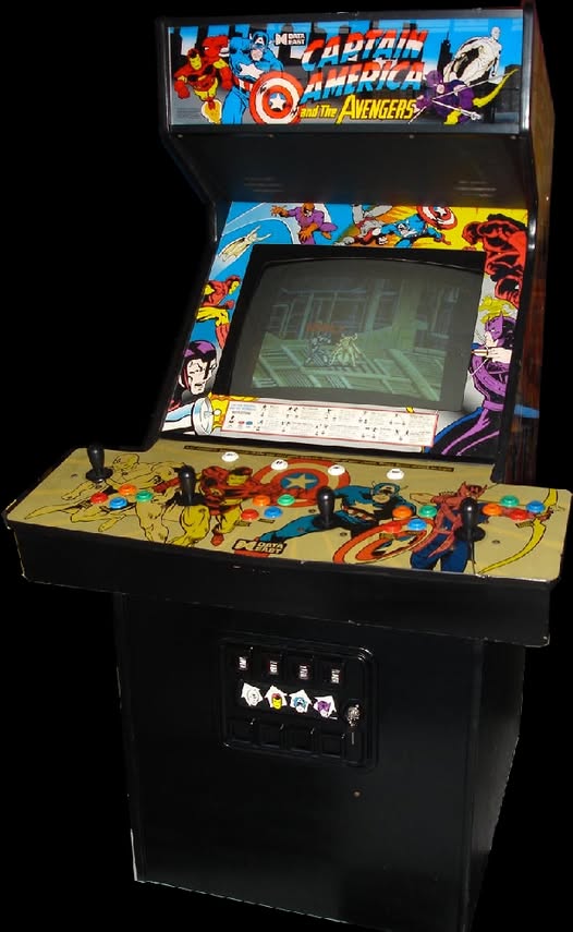 Vintage_Arcade's tweet image. Captain America And The Avengers 1991!! #arcadegames #gamerooms #RetroGaming #vintage #retro #giftideas #gamers #gaming #retrogames #bigboytoys #pinball #giftsforher #summer #CaptianAmerica #Avengers #Marvel #homegamerooms #mothersdaygifts #entertainment  818-246-2255