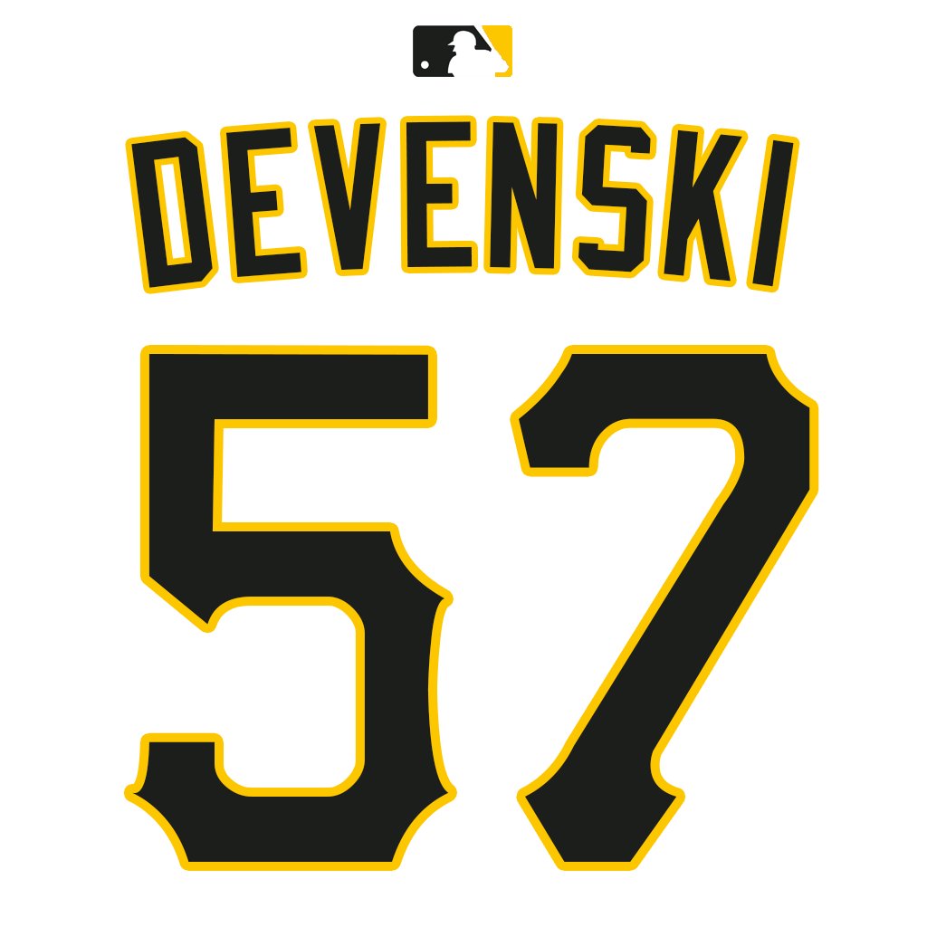 NumbersMLB's tweet image. RHP Chris Devenski will wear number 57. Last worn by RHP Bubba Chandler in 2025. #Pirates