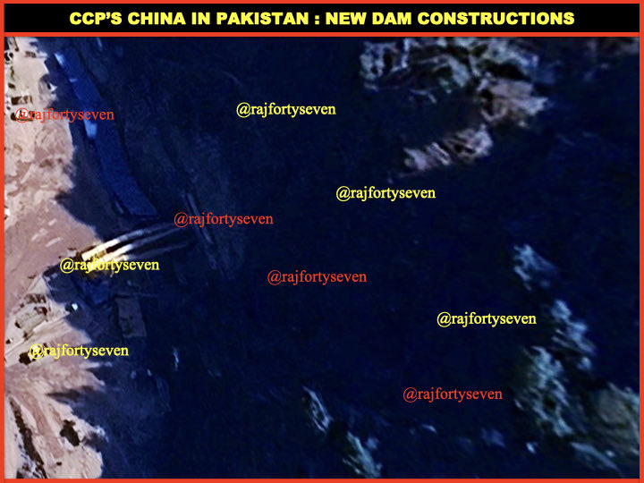 rajfortyseven's tweet image. #CCP’s #China in #TerroristNation #Pakistan constructing another dam at #Barkot barely 8km from #POJandK &amp;amp; 40km from #LoC.