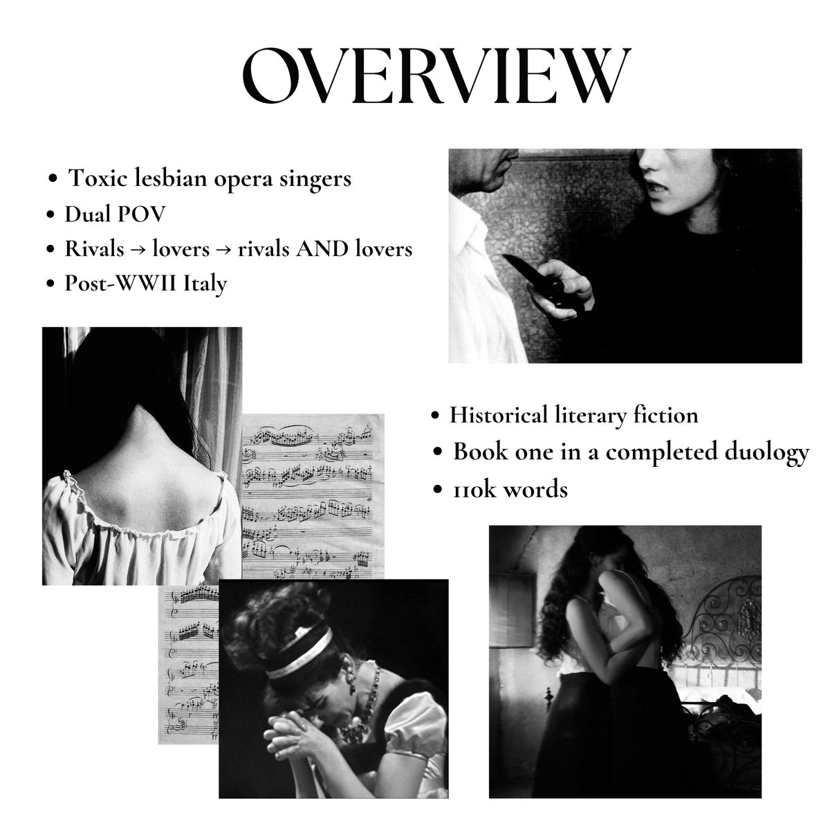 sarahlwriting's tweet image. THE UNDERSTUDY 

In the glamorous opera world, Serafina and Antonina are bound by rivalry and a list of secrets, including their affair. Serafina’s devotion forces her to confront how far she is willing to go for Antonina and what she is willing to lose. #Questpit #Q #A #LF #HR