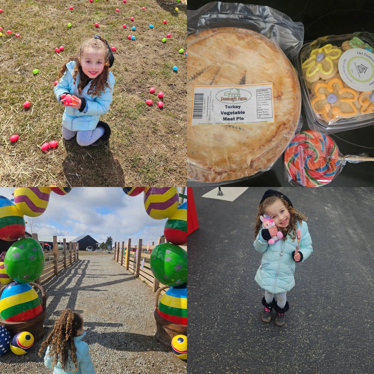jadeetoms's tweet image. #latepost Fun day at Downey's farm easter fest. When she got home she played salon wirh her new stuffy. So cute. 💛 🐰🐣 #easter #easteregg #easteregghunt #egghunt