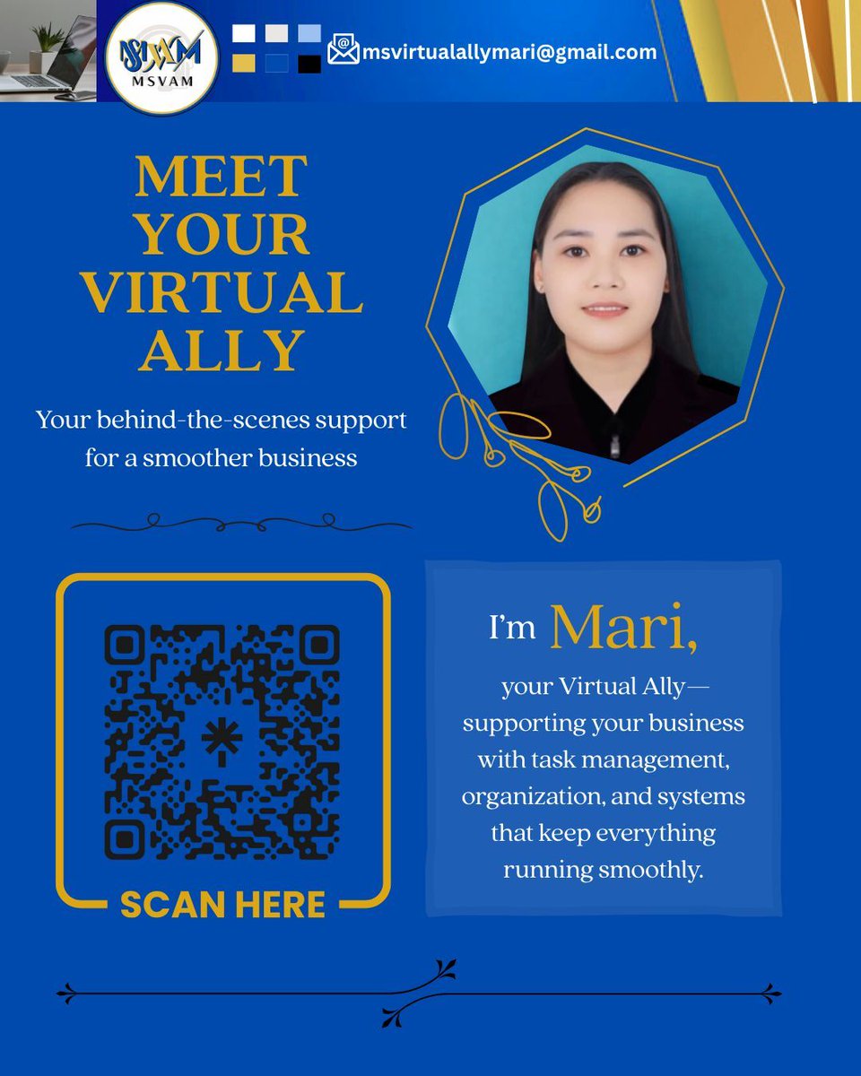 Basco_Marilyn13's tweet image. Hi! I’m your Virtual Assistant—helping you streamline, organize &amp;amp; grow your business in 2026 &amp;amp; beyond. 💻

Overwhelmed or ready to scale? I’ve got you.

🤝 Inbox, scheduling, social media &amp;amp; workflows

💬 DM to get started!

#VirtualAssistant #DelegateToGrow #BusinessSupport