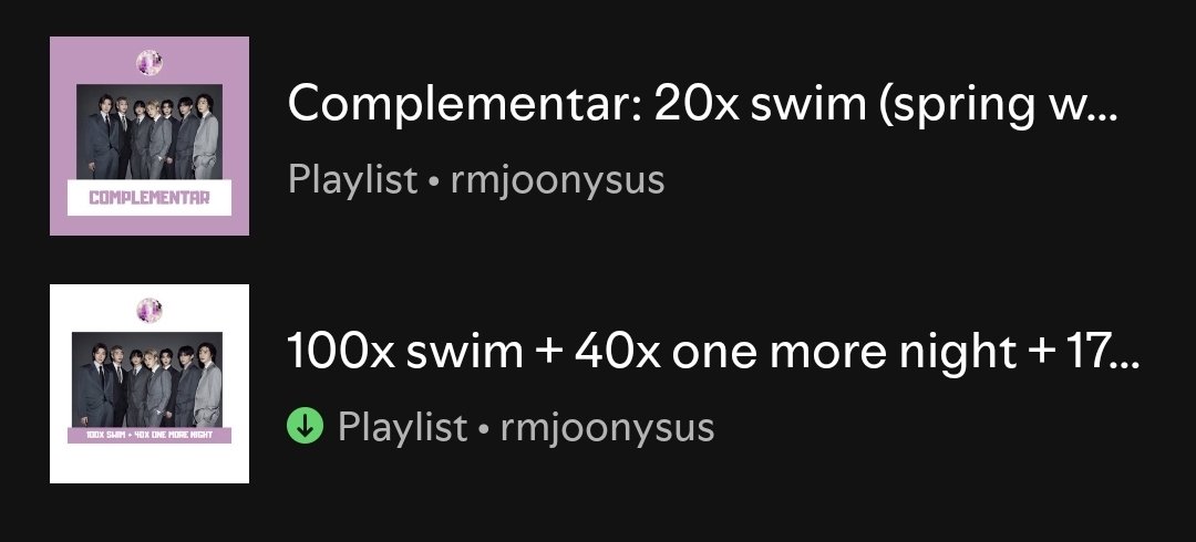rmjoonysus's tweet photo. Zzz don't wake me up 😴

🌙 Noturna: 100x swim + 40x one more night + 17x bsides
🔗 https://t.co/hUY0NDwUTH

➕ Complementar: +20x swim + 5x bsides (exceto one morenight)
🔗 https://t.co/PmF3ZzXHuA

#ArmyPlaylist https://t.co/J3DDc6ROU4