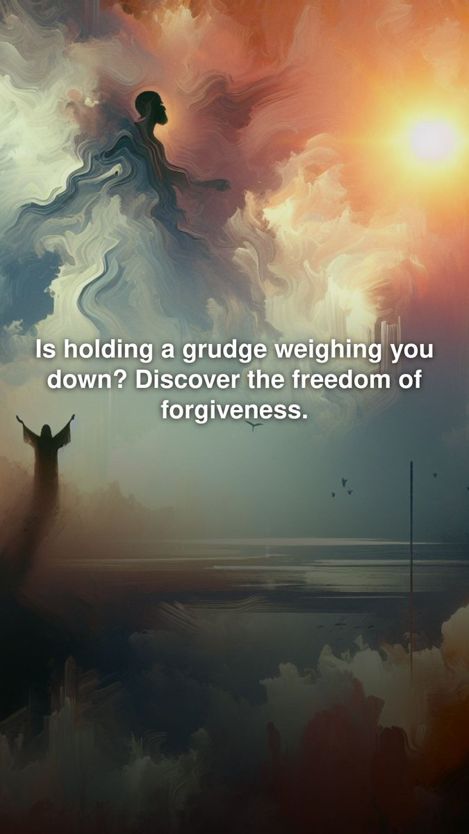 emetfaith's tweet image. Holding a grudge? Discover the freedom forgiveness offers. Colossians 3:13 reminds us to forgive as we've been forgiven. Let go, live free. #Forgiveness #ChristianHealing #FreedomInChrist