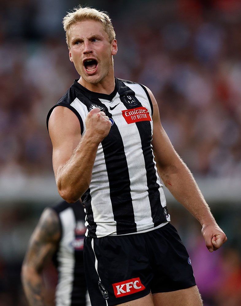 IncrediblyBozza's tweet photo. Reported on Gettable from Callum Twomey yesterday that Collingwood has had early discussions of a contract extension for Billy Frampton. #GoPies #AFL #Gettable https://t.co/QffBT9lile