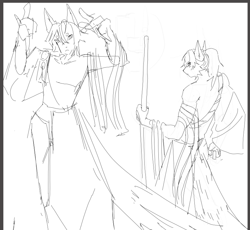 Sheibin_Inferno's tweet image. #furry #furryart #anthro #smallartist #sketch #practice 

Warrior dude cat