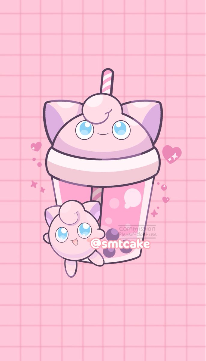 smtcake's tweet photo. Jigglypuff boba!!

#pokemon https://t.co/W5pFPxzN0f
