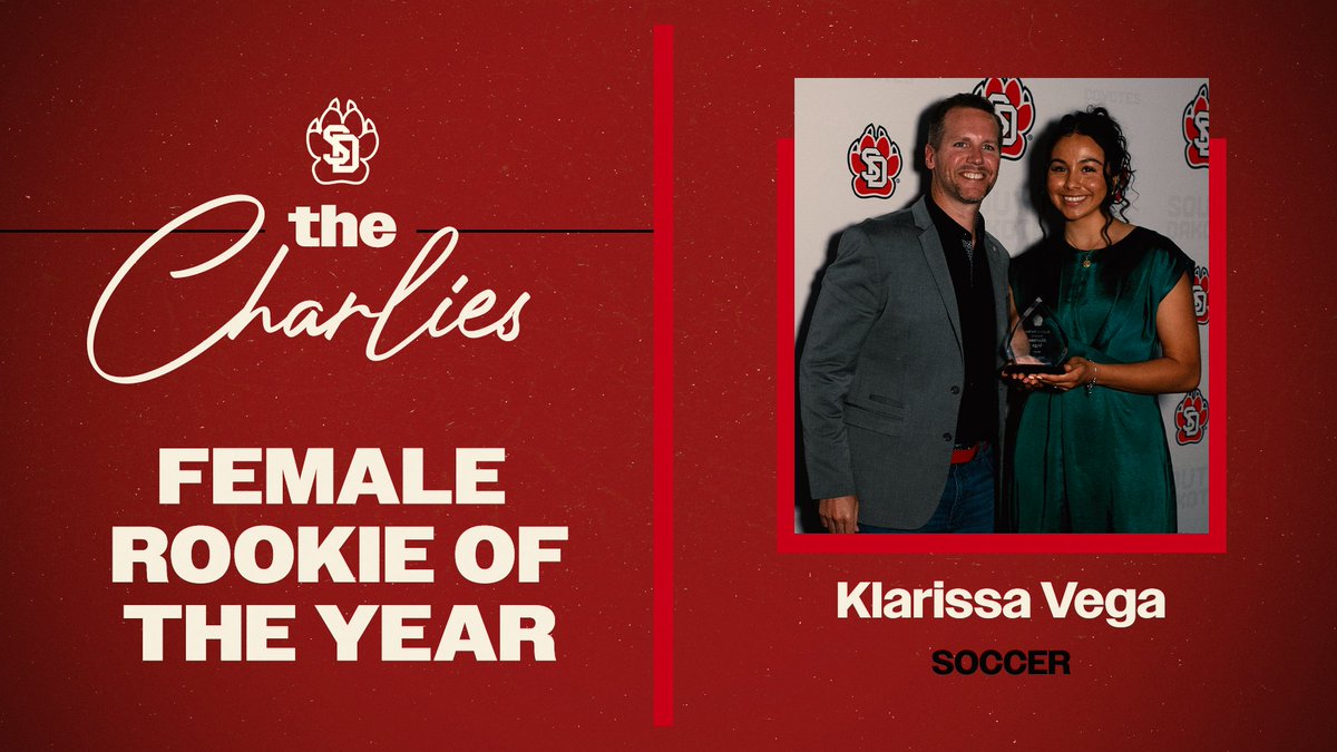 Female Rookie of the Year: Klarissa Vega!

#GoYotes x <a href="/SDCoyotesSoccer/">South Dakota Soccer ⚽</a>