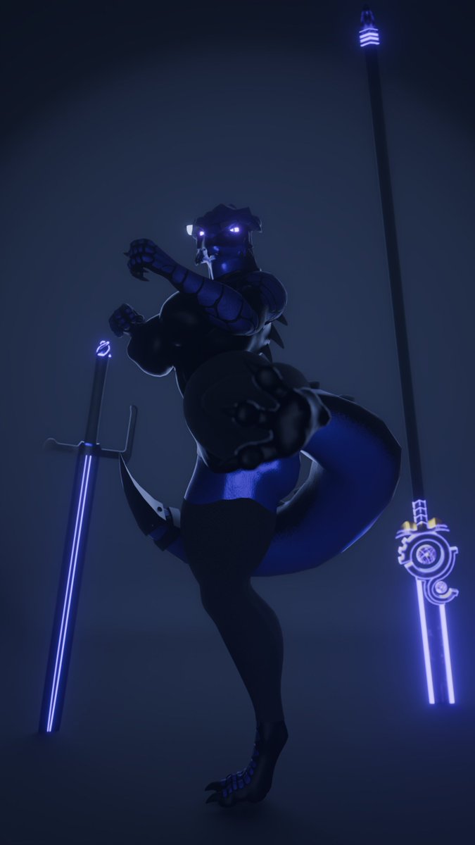 tempestria's tweet photo. Tried Some new poses and lighting, alongside some different lighting. I'm kind of proud of these ones this time.

Saurus Model is done by @VulgarVictor583 https://t.co/RdQ47AcImi