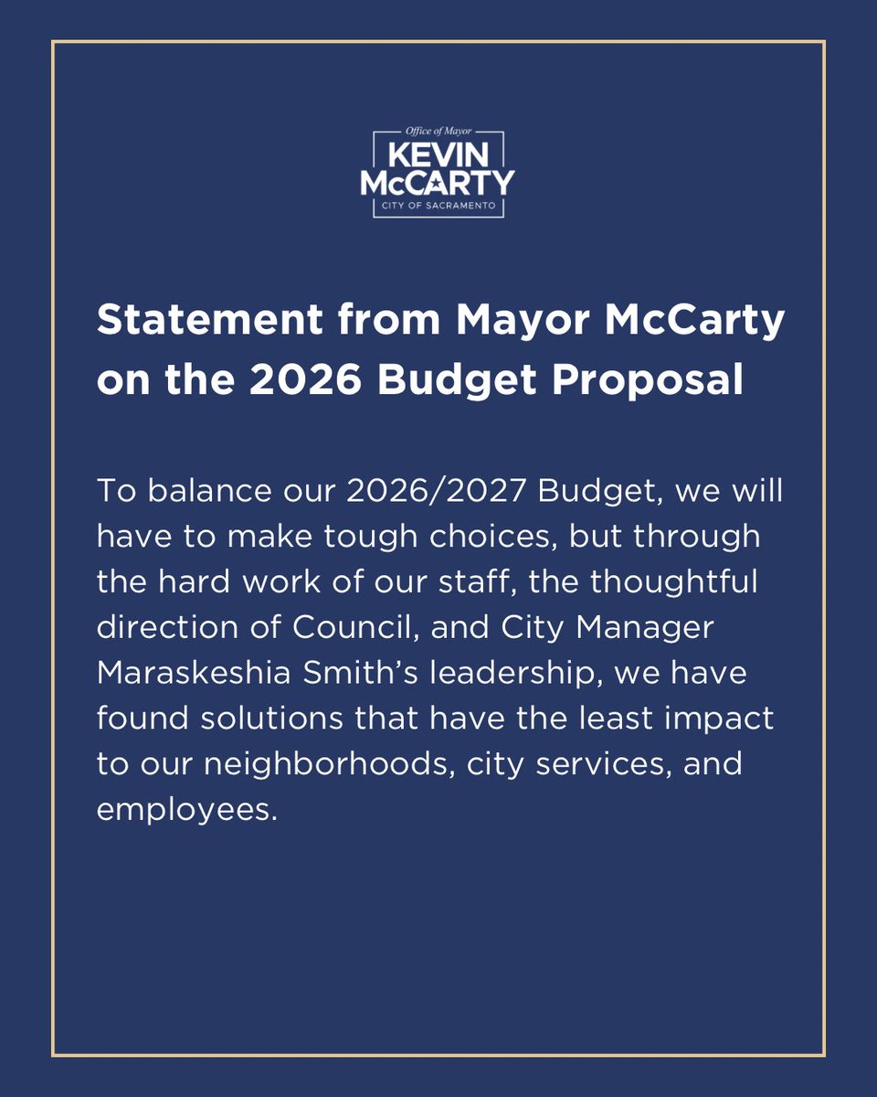 Sac Mayor Kevin McCarty tweet media