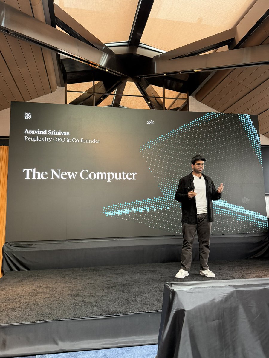 Bosefina's tweet photo. Thanks @perplexity_ai for inviting me to your Perplexity Ask NY event today to learn more about the Personal Computer. Love that our beloved AI search favorite has evolved into an infrastructure orchestration layer on top of frontier models (plays nice with Claude and Chat), localized to our own computer, and designed for deep research mode. The Perplexity Computer is built for the most curious of minds. 💻 🧠