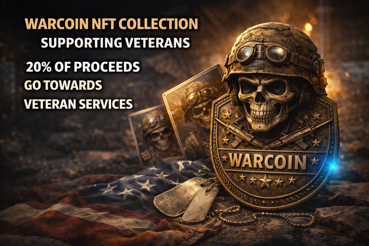 WARCOIN_HQ's tweet image. I’m actually hyped! 

lol I have said it about 100 times but so much work went into this NFT project and feels amazing to provide real impact. 

Everything we said we were building is already in motion.

Mint tomorrow at warcoinmint.com 
@opensea 
#Crypto #NFT
