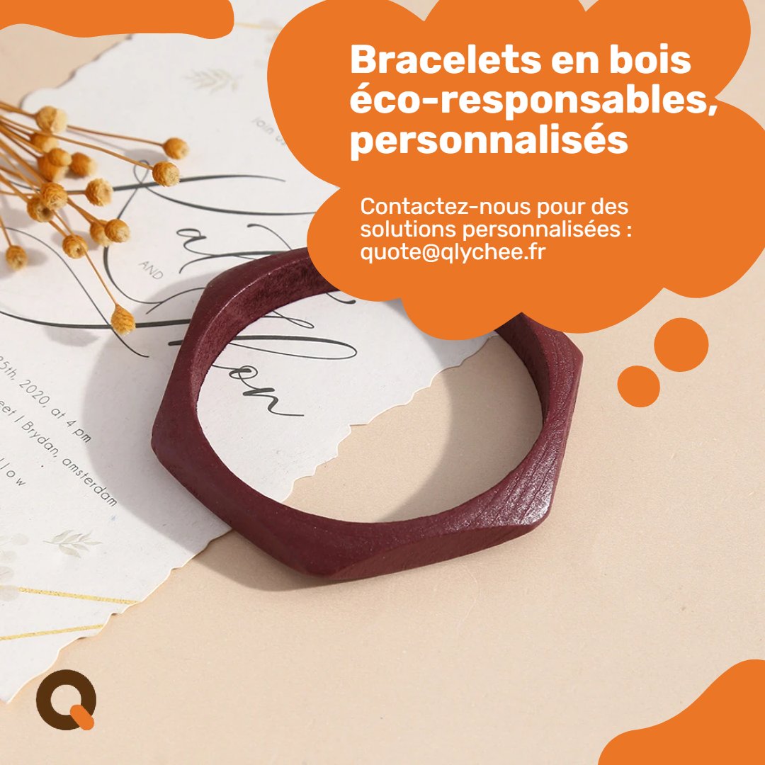 QlycheeFrance's tweet image. Bracelets en bois personnalisés pour professionnels en Europe.
✔️ Bois sélectionné avec soin
✔️ Logo, texte et tailles personnalisables
✔️ Production adaptée aux commandes B2B
✉️quote@qlychee.fr  
👉 qlychee.fr/collection/bra…
#bois #bracelet #bijoux #Qlychee