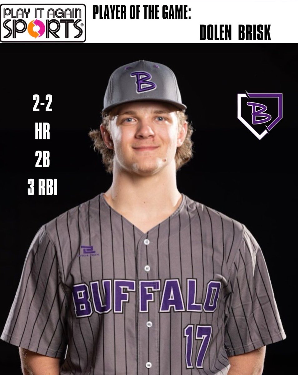BisonHSBaseball's tweet photo. Bison Baseball Win 8-4 vs  STMA 🦬⚾️
Play it Again Player of the Game- Dolen Brisk
Key Contributors - Aiden  Marconett 6.2 IP 11 SO and 
Tyler Kuehn 2.1 IP 0 runs https://t.co/ZJ2WJi5k8r