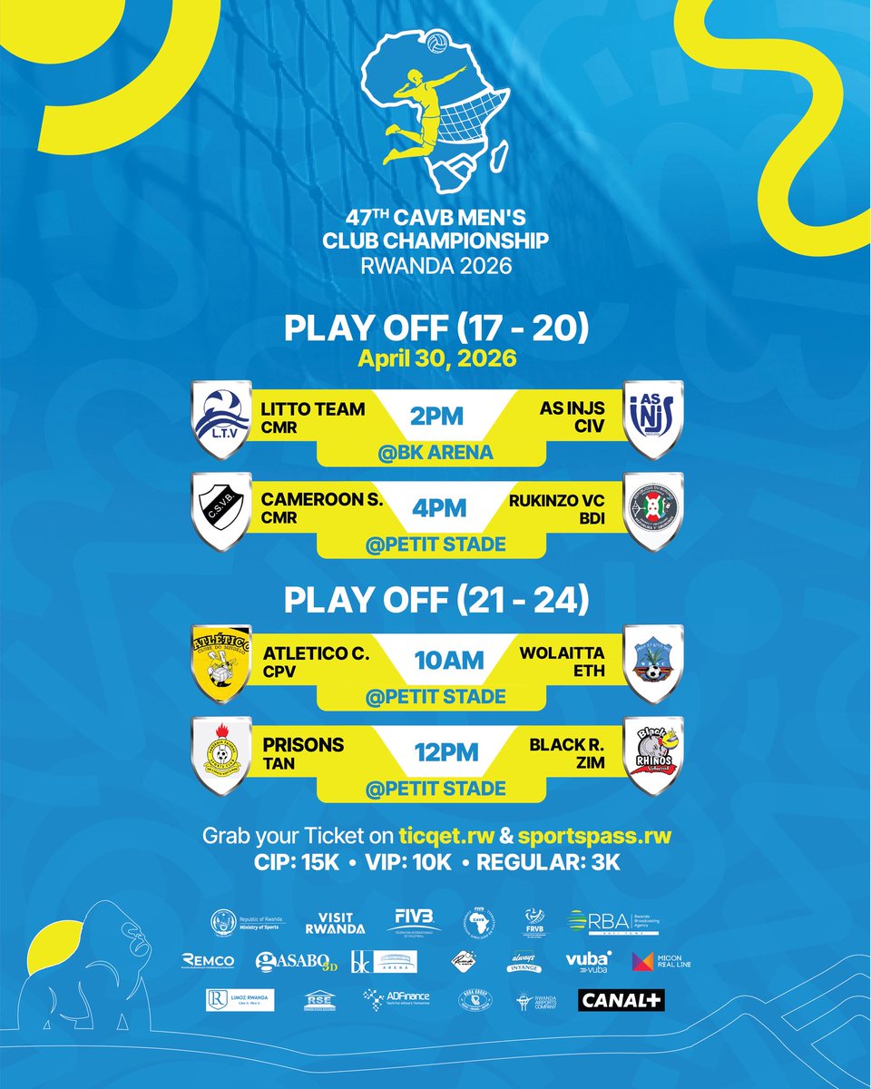 FRVB | RWANDA VOLLEYBALL tweet media