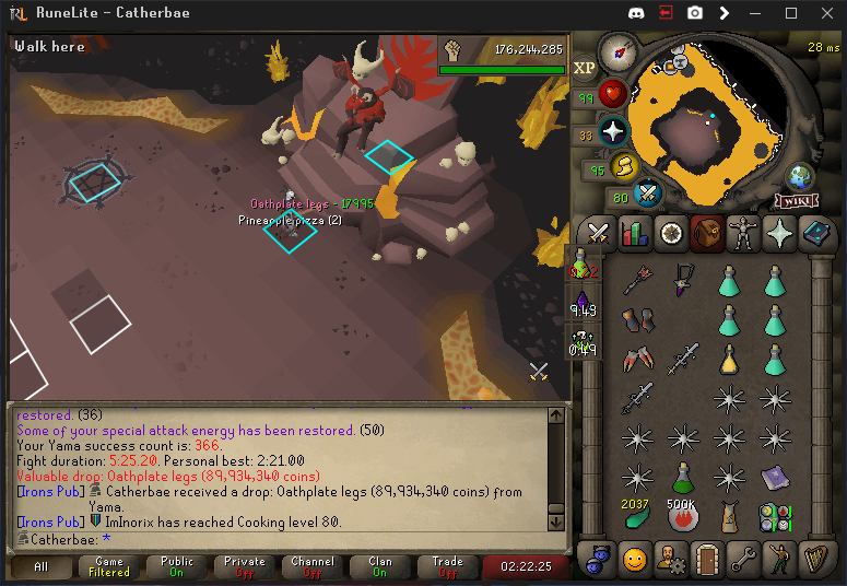 JustGangplank's tweet photo. Oathplate legs #2 366 KC. 1 Radiant 1 normal at least https://t.co/Vc0urvxZVf