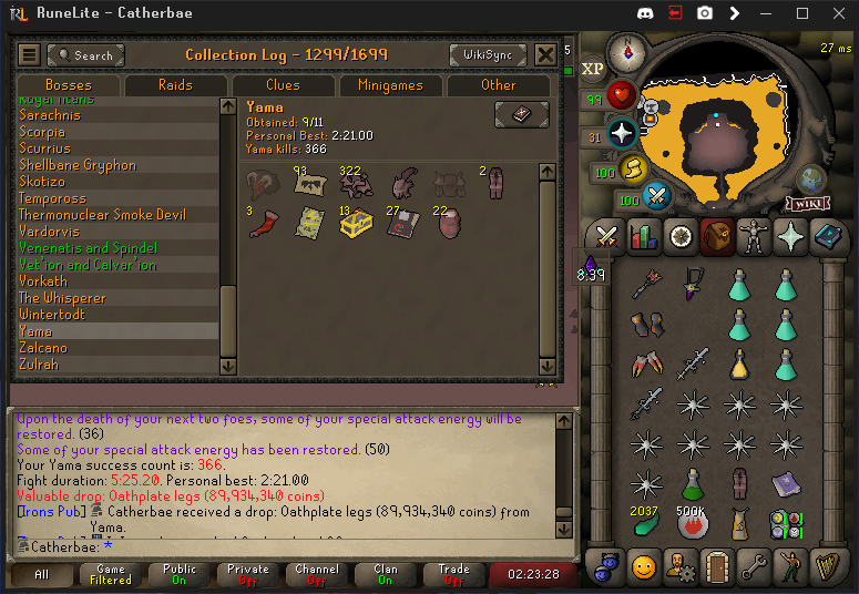 JustGangplank's tweet photo. Oathplate legs #2 366 KC. 1 Radiant 1 normal at least https://t.co/Vc0urvxZVf
