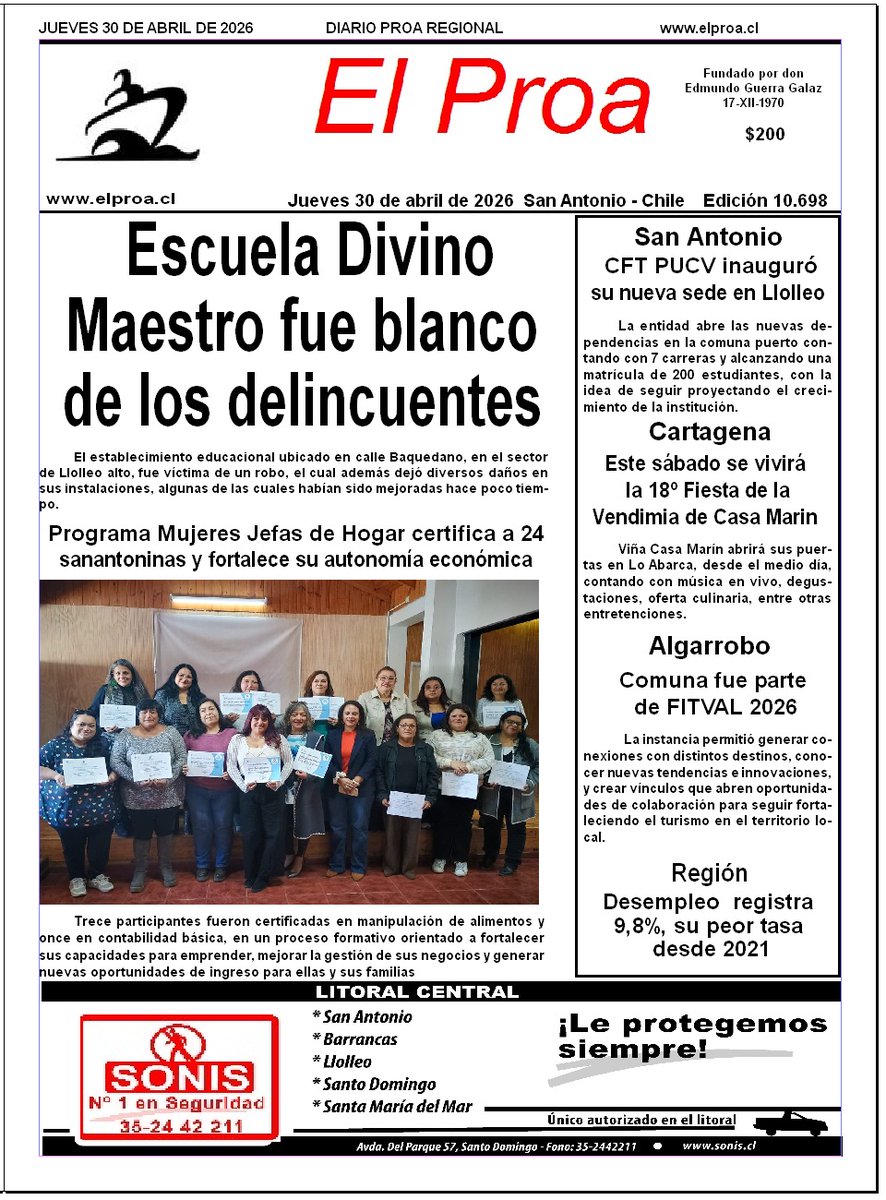 Diario El Proa tweet media