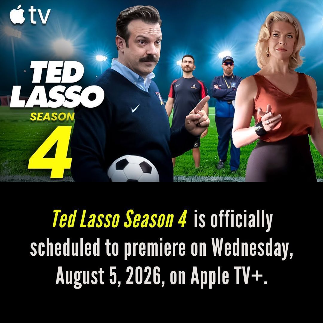 MrRookTalk's tweet image. The Ted Lasso Season 4 teaser trailer confirms Coach Lasso returns on August 5, 2026, to manage Richmond's second-division women’s team! 
#TedLasso #Season4 #AppleTVPlus