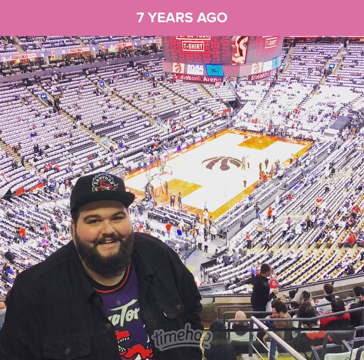 theZFulk's tweet image. Been 7 years since I went to a Raps game cause they’re so priced out. (Went to game 2 of the Philly series that postseason).

Please win tonight in the Cleve! #wethenorth