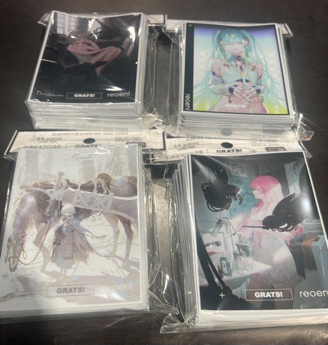 ソ*ラ様 GRATS!スリーブまとめ売り バトロコ新潟万代STAFFからのお知らせ GRATS!スリーブ 各4種販売中です