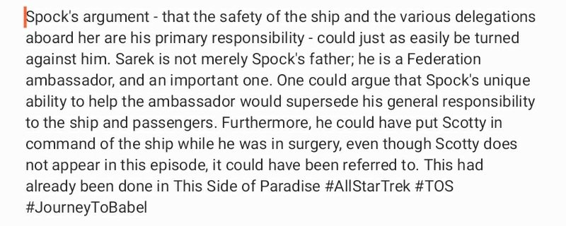 ScottimusPrime1's tweet image. #SpockShouldKnowThis #AllStarTrek #TOS #JourneyToBabel