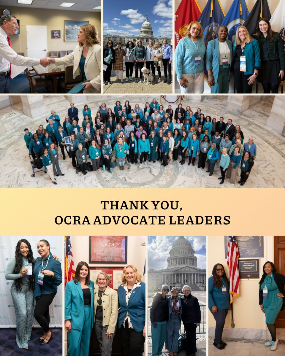 ocrahope's tweet photo. OCRA honors our Advocate Leaders, who use their voices to push progress forward for the ovarian &amp; gynecologic cancer community—not just during #NationalVolunteerMonth but all year long: https://t.co/JzQ9etKsrG #TealAction https://t.co/JV1XAPM1bL