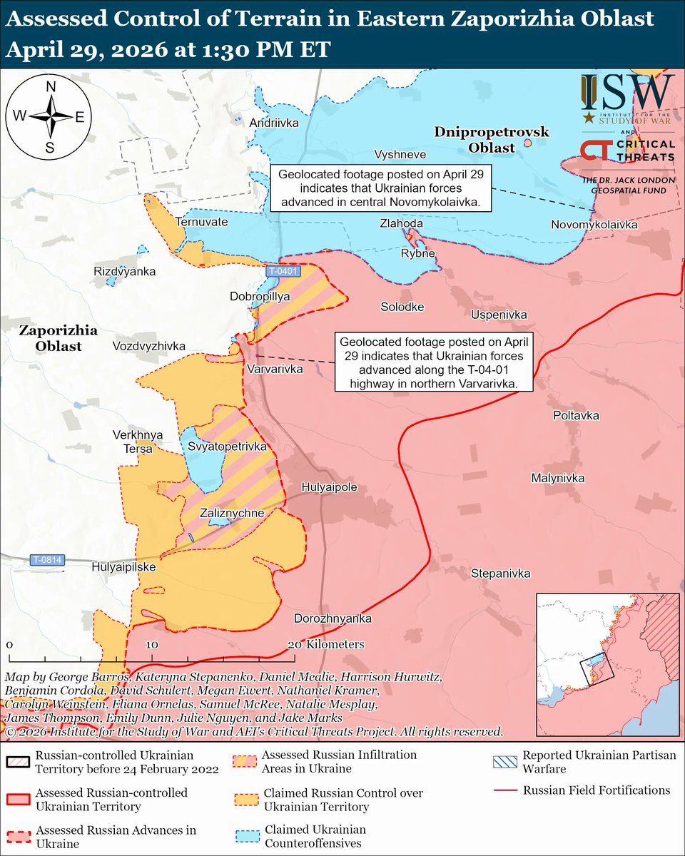 Institute for the Study of War tweet media