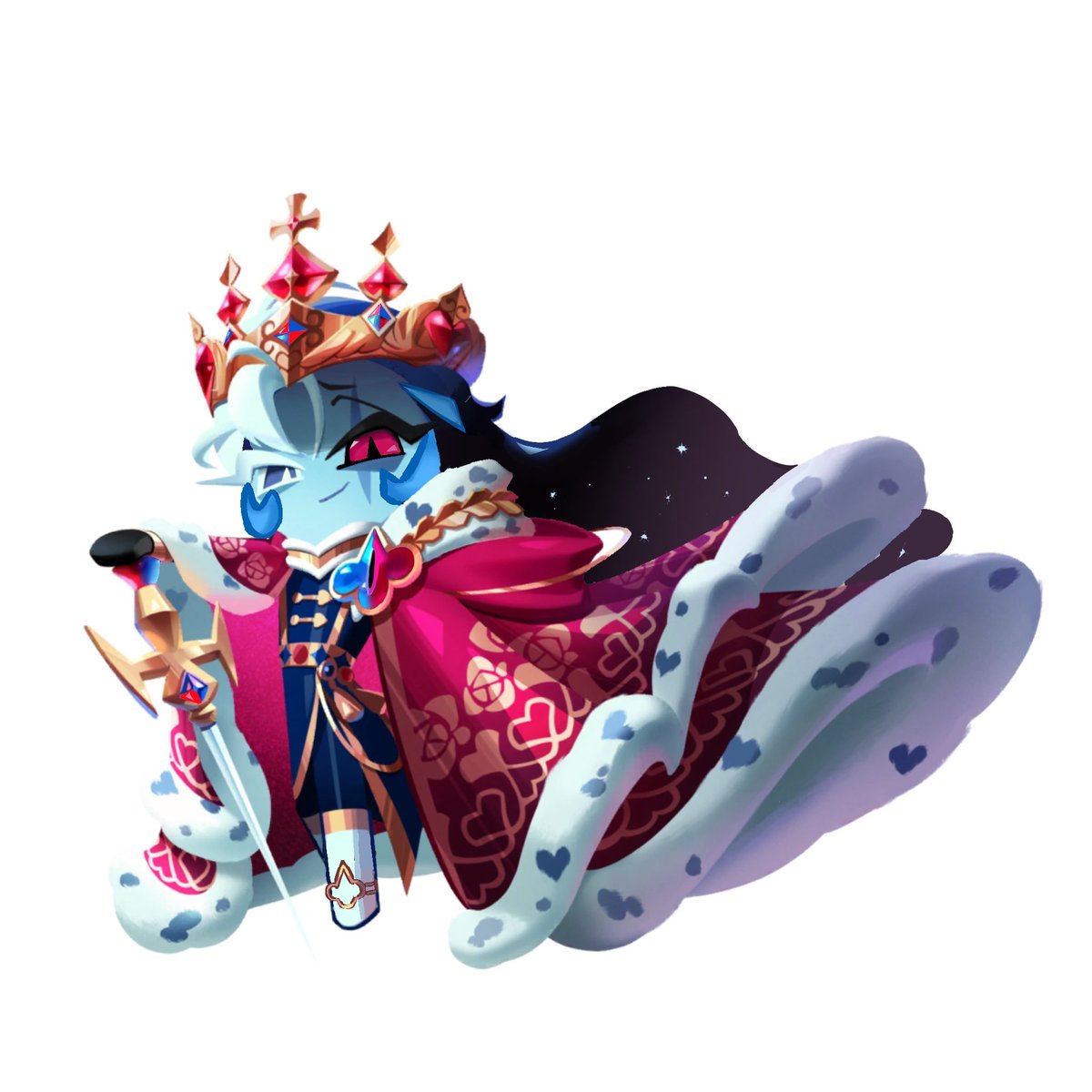 Starrieeee__'s tweet photo. Some lazy ad lib costume redesigns (redesigned to my personal liking) #adlibending #anadlibending #shadowmilkcookie #cookierun #crk #artwork https://t.co/xbMzuASa1f