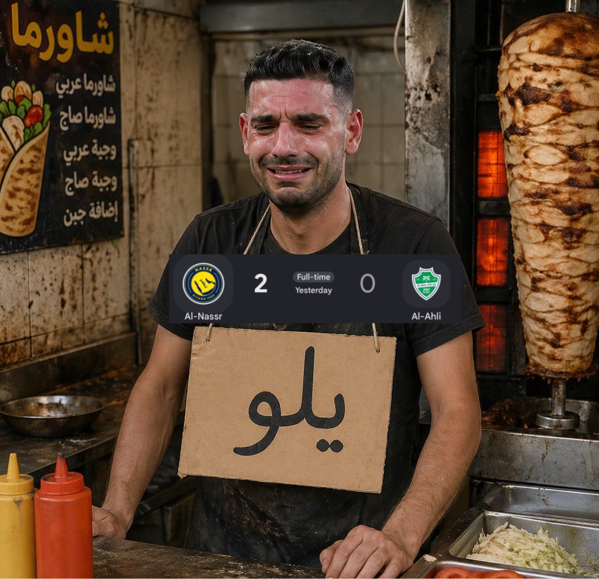 هجمه مرتده 💛💙🇸🇦 tweet media