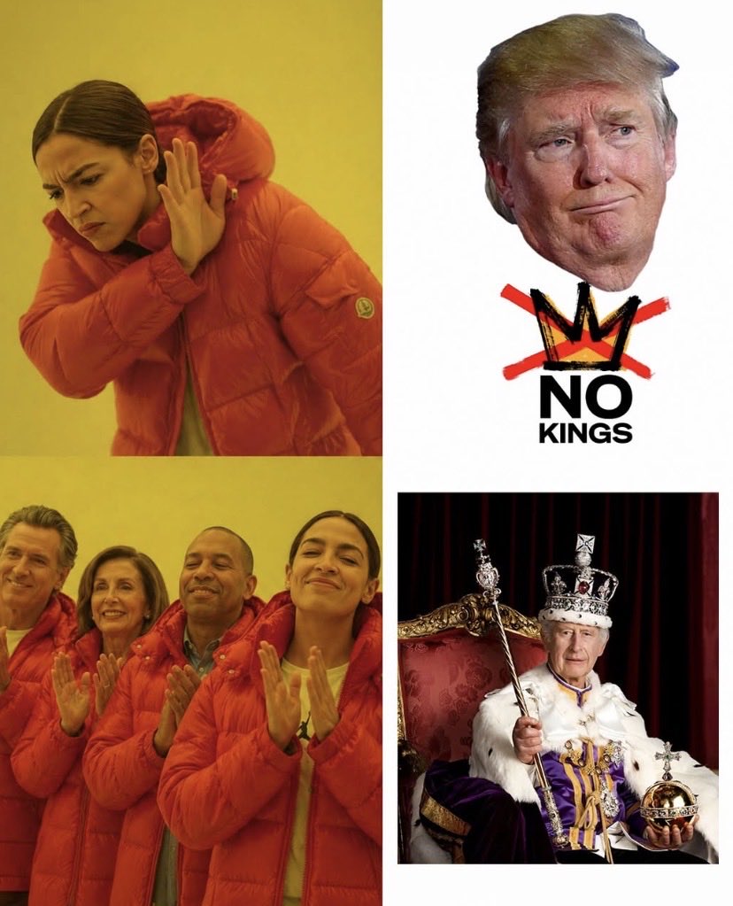 FL_JFuller's tweet image. Not sure who created it, but this is great. #NoKings