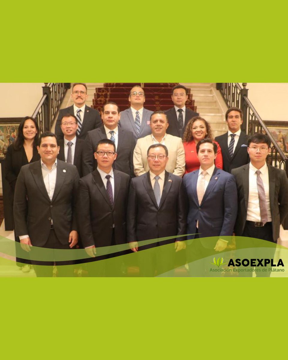 asoexpla's tweet photo. Participamos en directorio de CORDEX, abordando competitividad, sostenibilidad y crecimiento del sector exportador.

Destacamos la visita del Embajador de China y las oportunidades en este mercado estratégico.

Hito: primera exportación directa de snacks de plátano hacia China. https://t.co/FbQQSTsoAj