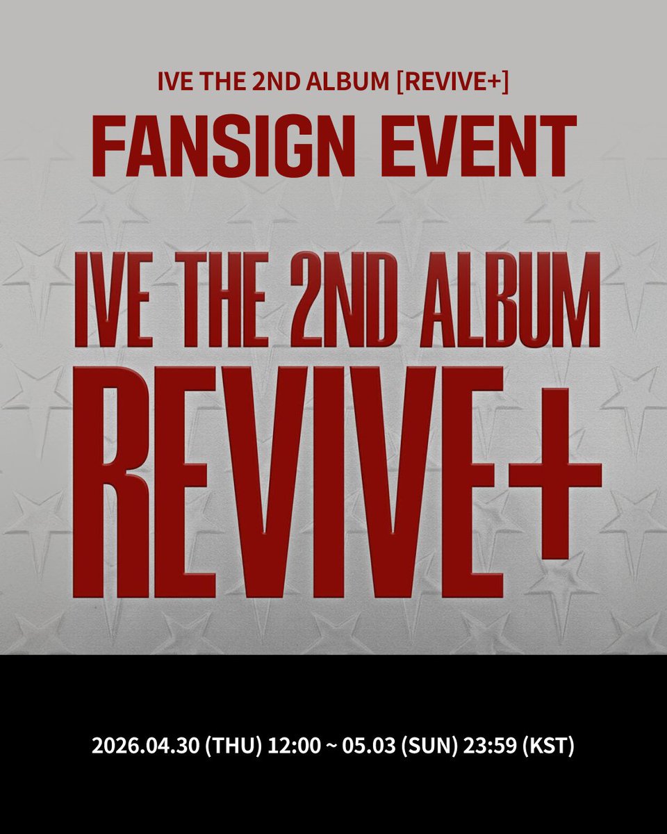 [✍️] #IVE #아이브 
IVE THE 2ND ALBUM <REVIVE+>
#케타포 대면/개인 영상통화 사인회 오픈

*어린이날 컨셉으로 진행 예정입니다. 

🩶응모자 전원, 케타포 단독 특전 셀피 포토카드 (병아리 ver.) 6종 중 1종 랜덤 증정 (1:1)
🩶대면 사인회 당첨자 중 6명 추첨, 미공개 사인 폴라로이드 1매 랜덤