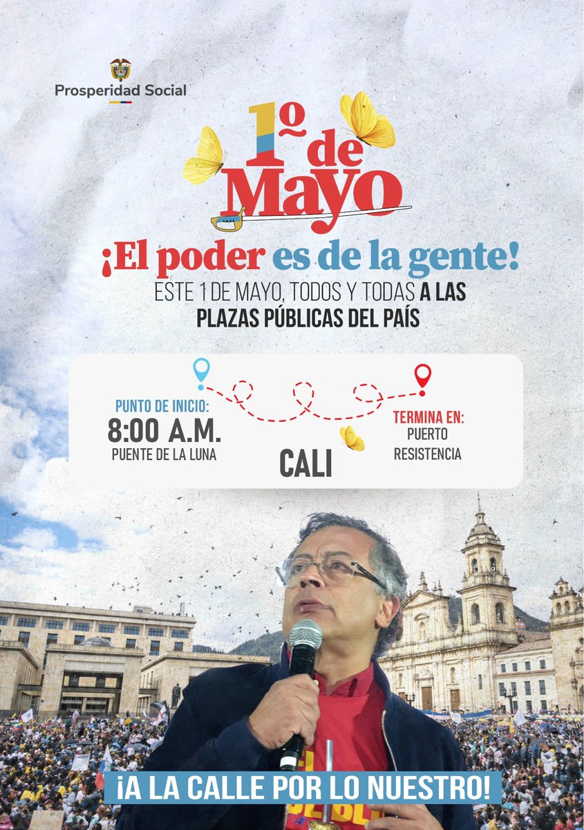 Correa10E's tweet photo. El Día Internacional de las y los Trabajadores nos recuerda que la dignidad del trabajo se defiende y que el futuro se construye con justicia social.

Vallecaucanos, caminemos juntos con determinación y esperanza por aquello que nos une: la dignidad laboral y la defensa de los derechos que la sostienen, así como el compromiso con la construcción de un país más equitativo.

#ConDignidadCumplimos #ALaCallePorLoNuestro