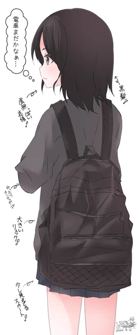 #今月描いた絵を晒そう
手癖で描くなんでもない子を描くのがマイブームです 