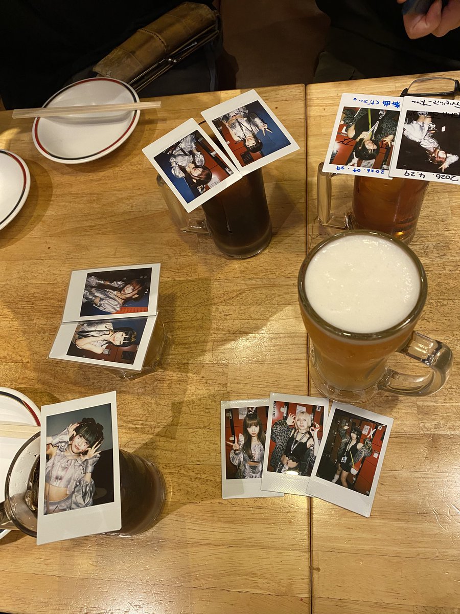 tadanohageggy's tweet image. 2026.4.29　大阪ANIMA

ライブ終わりの推し飯(飲み？)中
彼女達もプレッシャーを感じつつのライブだったと思うけど、蓋を開けてみたらサイコーのライブだった！遠征してきて良かった👍個人的には歌とパフォーマンスの良さが全面に出てたと思う👍遠征組の皆さん、お疲れ様！
 #EMPATHY  #ラブビツアー