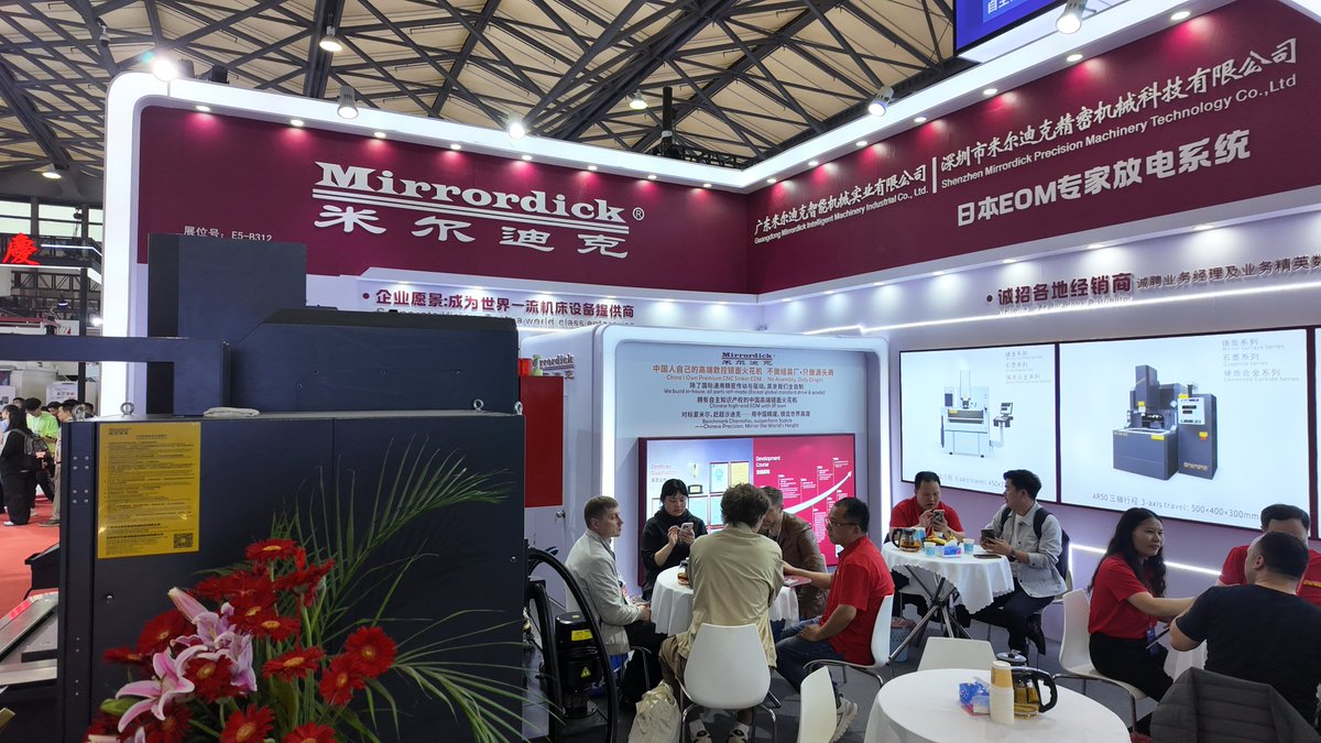 SelinaLi666700's tweet image. Wrapped up CCMT 2025! Great to see so much interest and meet so many new faces. See you at the next show.
#CCMT #CNCEDM #machinetools #moldmaking #sparkerosion #sinkeredm