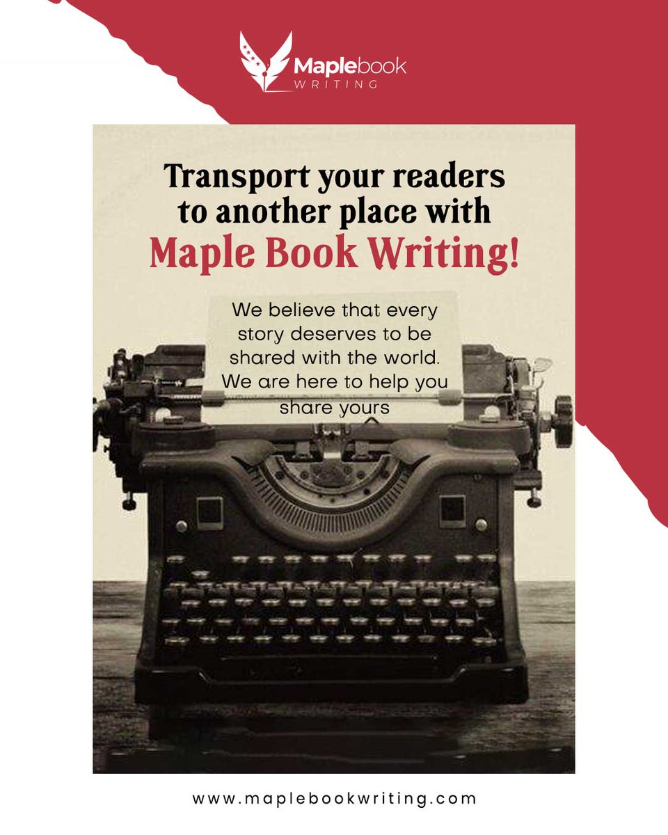 theMapleBook's tweet photo. We’re here to help you bring your ideas to life and connect with readers globally.
Let’s make your story unforgettable.
Ready to share your story? Visit https://t.co/sfZaijW1XV
today!
#WritingCommunity #BookWriting #AuthorLife #MapleBookWriting #StoryTelling #WriteYourStory https://t.co/FOaM7B3ICJ