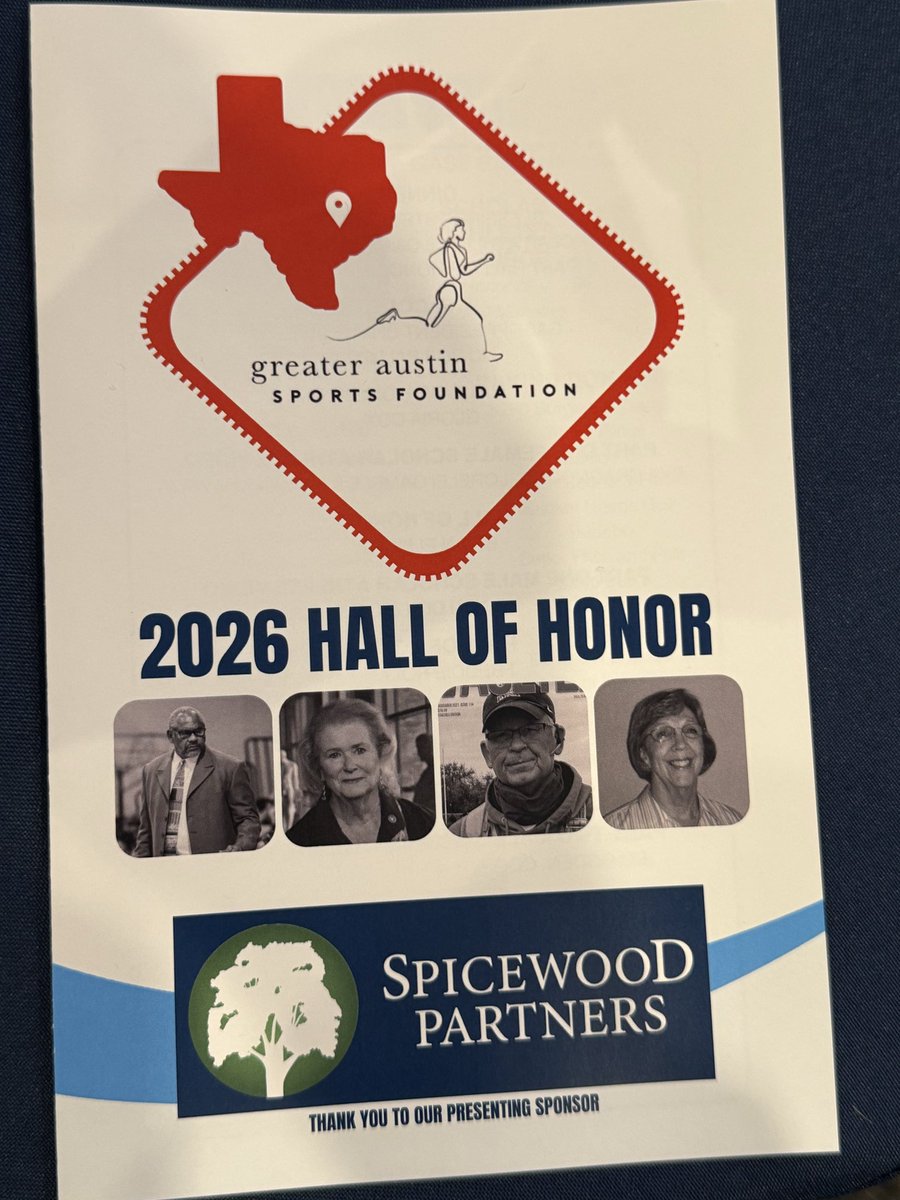 CoachJGlenn's tweet photo. Great time at the Greater Austin Sports Foundation Hall Of Honor Ceremony! Congratulations to all @AISDAthletics student athletes and to the Hall of Honor and Legend Coach Freddie Roland @LBJSports ! https://t.co/mdWXfTs3Vz