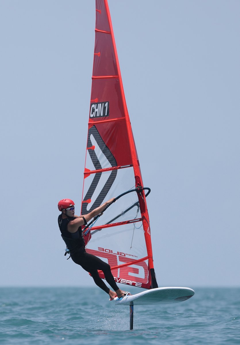HiBaoting's tweet photo. ⛵️Wang Yiguo from Baoting Li & Miao Autonomous County, Hainan, won the men's foil windsurfing gold at the 6th Asian Beach Games on April 28! In 13 races, he finished first in 10 of them — a completely dominant performance. 🏅
#AsianBeachGames2026 #FoilWindsurfing #TeamChina #GoldMedal #Wingsurfing