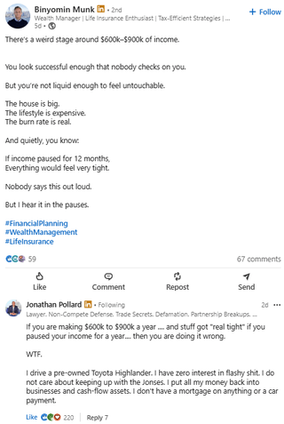 LinkedIn Lunatics tweet media