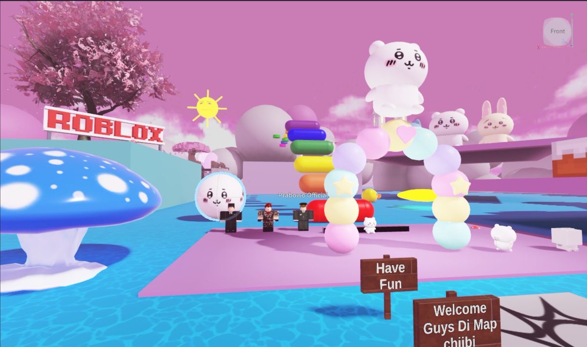 akasaz123's tweet image. Just making a game on roblox
Chiikawa jogging 😎

#roblox #developer