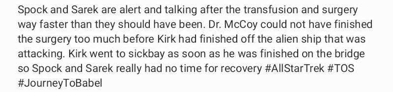 ScottimusPrime1's tweet image. McCoy's THAT damn good! 🤯 #AllStarTrek #TOS #JourneyToBabel