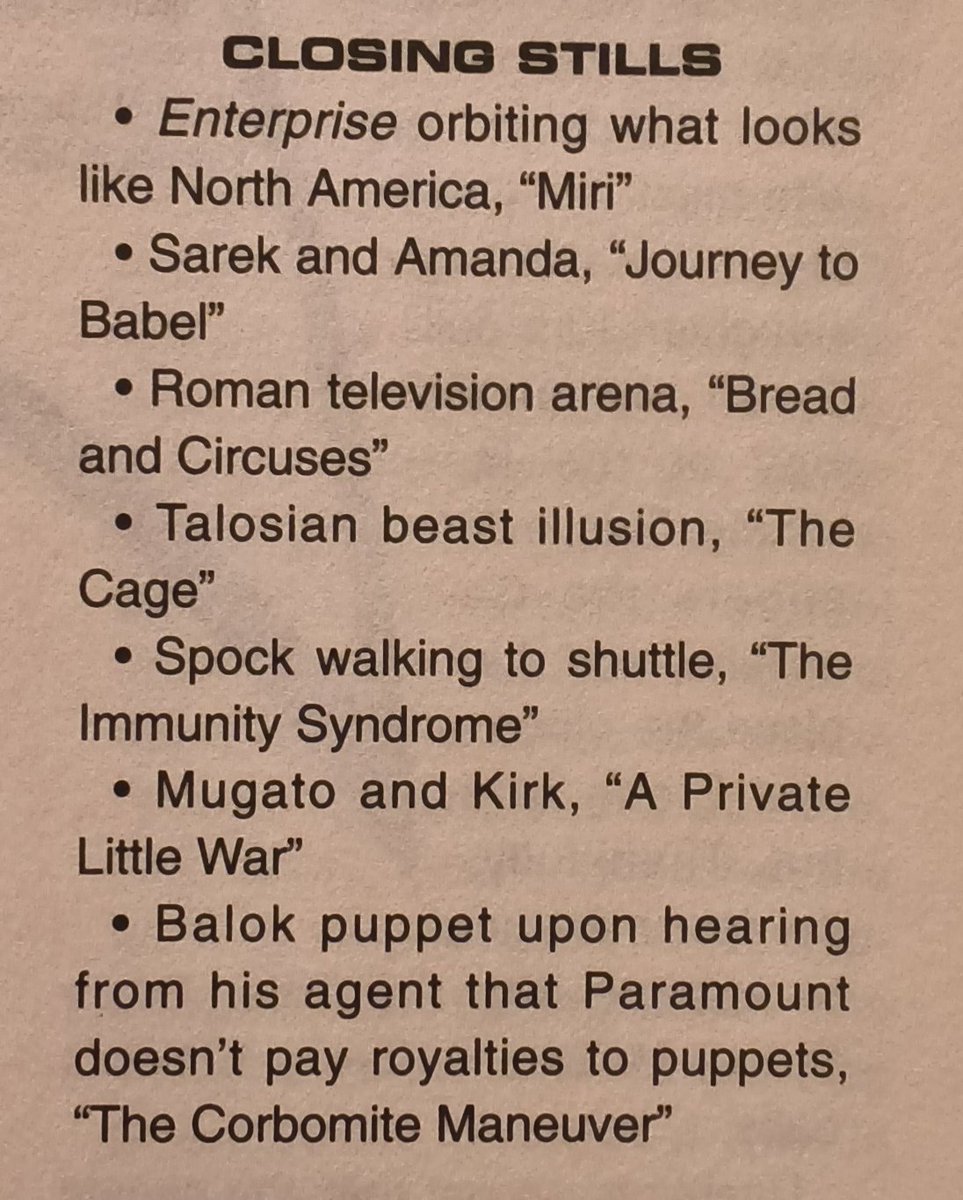 ScottimusPrime1's tweet image. Tonight's closing credits #AllStarTrek #TOS #JourneyToBabel #NitpickersGuide