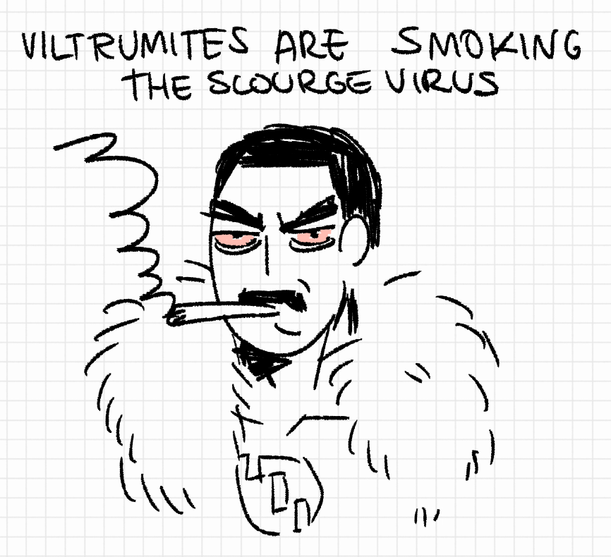 i've been legit perma-tripping since i smoked scourge-19