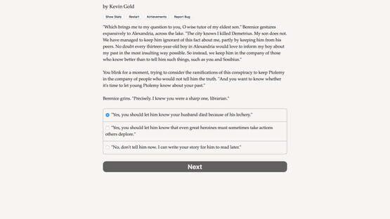 GameOrDieBot's tweet image. Choice of Alexandria

🏢 Choice of Games
📅 2016
🖥 Linux, PC, Mac

#videogames #retro #gameordie